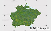 Satellite Map of Finspang Kommun, cropped outside