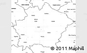 Blank Simple Map of Finspang Kommun