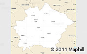 Classic Style Simple Map of Finspang Kommun