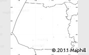 Blank Simple Map of Ödeshög Kommun, no labels