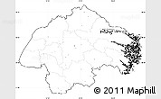 Blank Simple Map of Östergötlands Län, cropped outside, no labels