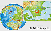 Physical Location Map of Vadstena Kommun