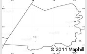 Blank Simple Map of Vadstena Kommun