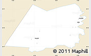 Classic Style Simple Map of Vadstena Kommun, single color outside