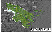Satellite 3D Map of Valdemarsvik Kommun, desaturated