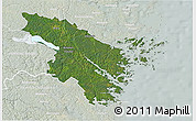 Satellite 3D Map of Valdemarsvik Kommun, lighten