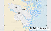 Classic Style Map of Valdemarsvik Kommun, single color outside