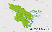 Physical Map of Valdemarsvik Kommun, cropped outside