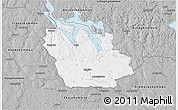 Gray 3D Map of Ydre Kommun