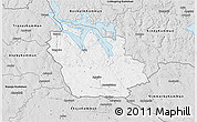 Silver Style 3D Map of Ydre Kommun