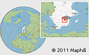 Savanna Style Location Map of Ydre Kommun, highlighted country, highlighted parent region