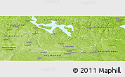 Physical Panoramic Map of Ydre Kommun