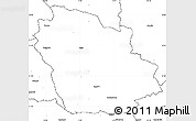 Blank Simple Map of Ydre Kommun