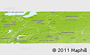 Physical Panoramic Map of Essunga Kommun