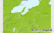 Physical Map of Grästorp Kommun