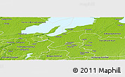 Physical Panoramic Map of Grästorp Kommun