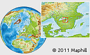 Physical Location Map of Töreboda Kommun
