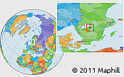 Political Location Map of Töreboda Kommun
