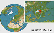 Satellite Location Map of Töreboda Kommun