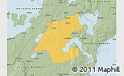 Savanna Style Map of Töreboda Kommun