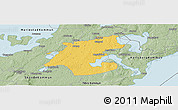 Savanna Style Panoramic Map of Töreboda Kommun