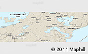 Shaded Relief Panoramic Map of Töreboda Kommun