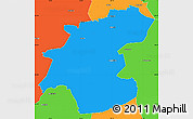 Political Simple Map of Töreboda Kommun