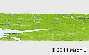 Physical Panoramic Map of Eskilstuna Kommun