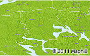 Physical 3D Map of Flen Kommun