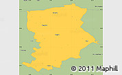 Savanna Style Simple Map of Flen Kommun