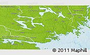 Physical 3D Map of Nyköping Kommun