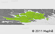 Physical Panoramic Map of Nyköping Kommun, desaturated
