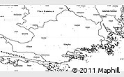 Blank Simple Map of Nyköping Kommun