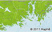 Physical 3D Map of Trosa Kommun