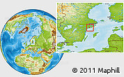 Physical Location Map of Trosa Kommun