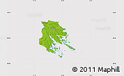 Physical Map of Trosa Kommun, cropped outside