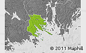 Physical Map of Trosa Kommun, desaturated