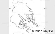 Blank Simple Map of Trosa Kommun, cropped outside, no labels