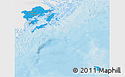 Political 3D Map of Haninge Kommun, single color outside