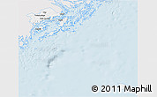 Silver Style 3D Map of Haninge Kommun, single color outside