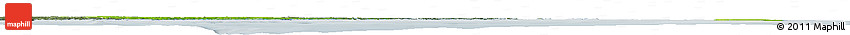Physical Horizon Map of Haninge Kommun, semi-desaturated