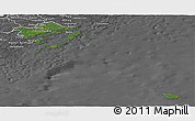 Satellite Panoramic Map of Haninge Kommun, desaturated