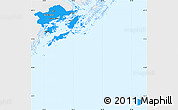 Political Simple Map of Haninge Kommun, single color outside