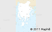 Classic Style Simple Map of Nynäshamn Kommun, single color outside