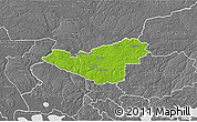 Physical 3D Map of Sigtuna Kommun, desaturated