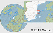 Savanna Style Location Map of Sigtuna Kommun, highlighted country, highlighted parent region, hill shading
