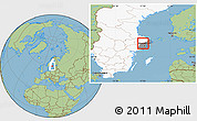 Savanna Style Location Map of Sigtuna Kommun, highlighted country, highlighted parent region