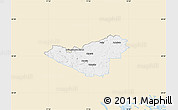 Classic Style Map of Sigtuna Kommun, single color outside