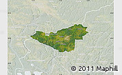 Satellite Map of Sigtuna Kommun, lighten