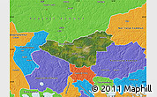 Satellite Map of Sigtuna Kommun, political outside